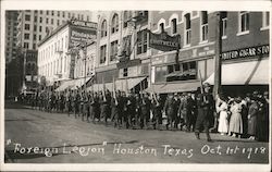 Foreign Legion parade Postcard