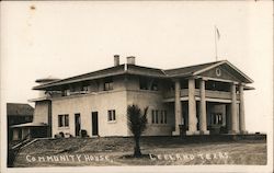 Community House, Leeland (Levelland or Houston?) Texas Postcard Postcard Postcard