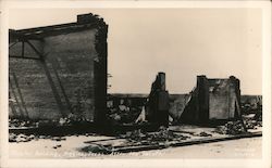 Theater Building After the Twister Postcard