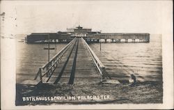 Bath House & Pavilion Palacios, TX Postcard Postcard Postcard