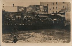 Houston St. Bridge, Oct. 1, 1913 San Antonio, TX Postcard Postcard Postcard