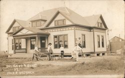 House Built by John F. Bujnoch Wallis, TX Postcard Postcard Postcard