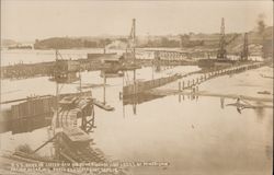 Work on Coffer Dam Postcard