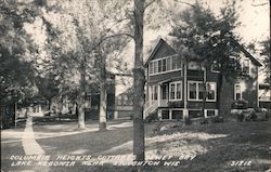 Columbia Heights Cottages, Dewey Bay Stoughton, WI Postcard Postcard Postcard