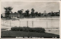 Swimming Pool Thiensville, WI Postcard Postcard Postcard