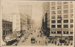 Second Avenue looking North Postcard