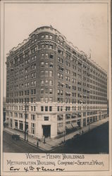 White and Henry Buildings Postcard