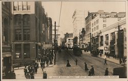 Second Avenue, View North From Columbia Street Postcard