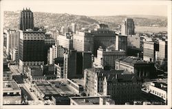 Aerial View Seattle Postcard