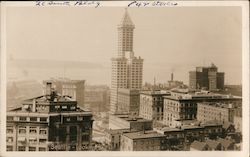 Seattle Looking West Postcard