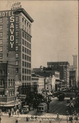 Second Avenue looking South from University Postcard