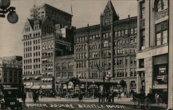 Pioneer Square Seattle, WA Postcard Postcard Postcard