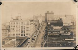 Second avenue Looking North Postcard