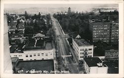 45th at University Way Seattle, WA Postcard Postcard Postcard