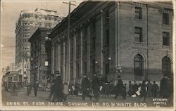 Union St From 3rd Avenue Postcard