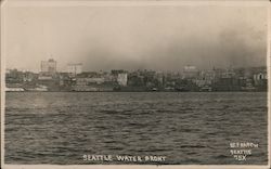 Seattle Water Front Postcard