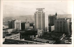 Skyline From Winthrop Hotel Postcard