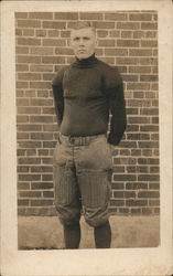 Foot Ball Player, about 1915 Postcard