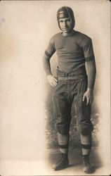 1920's Football Player Postcard Postcard Postcard