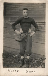 Kirby Football Player Postcard Postcard Postcard