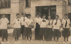 CHS Girl's Basketball Team 1915 Postcard