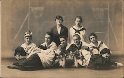 C.H.S. Girls Basketball Team 1917 Postcard Postcard Postcard