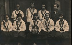 DHS Girls Basketball Team 1920-1921 Postcard Postcard Postcard