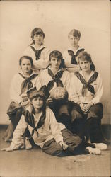 CHS Girl's Basketball Team 1920 Postcard Postcard Postcard