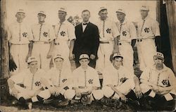 Marquette Baseball Team Knights of Columbus #842 Postcard