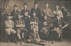 WHS High School Baseball Team 1908-1909 Postcard