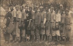 ... Point Baseball Team Postcard