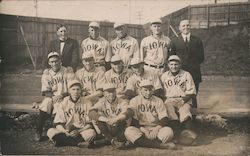 Iowa Baseball Team Postcard Postcard Postcard