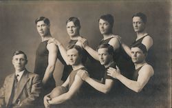 Men's Basketball Team Postcard