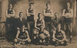 St. A. T.A.B. Basketball Team Postcard