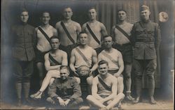 Military Basketball Team Champions 2nd BN 50th Postcard