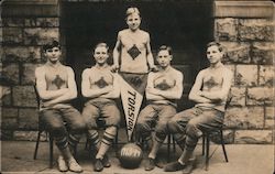 Torsion Basketball Team 1913-1914 Postcard