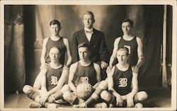 BHS Men's basketball team 1912-13 Postcard Postcard Postcard