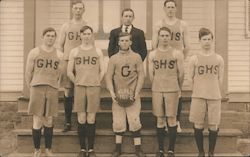 G.H.S. Basketball Team 1911-1912 Postcard Postcard Postcard