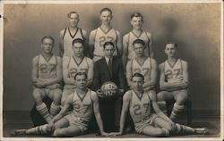 Frosh Men's Basketball Team 1924 Postcard Postcard Postcard