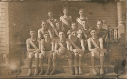 B.U.G. Basketball Team 1913 Postcard