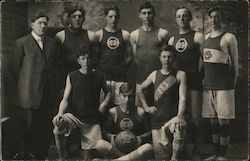 OHS Champion Basketball Team 1912 Postcard