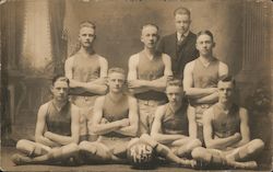 HHS Basketball 1919-1920 Postcard