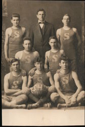 S.H.S. Basketball Team Postcard Postcard Postcard