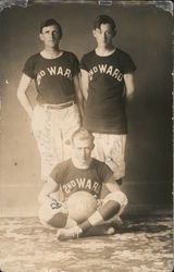 2nd Ward Mormon Basketball Team 1913 Postcard