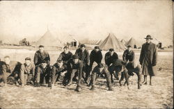 Football team, U.S. Army c1910 Postcard