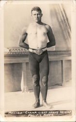 Mullikin, Champion Light Heavyweight, Pacific Fleet Postcard