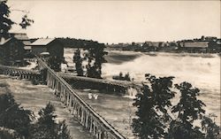 #58 Mill District Lumber Chutes Minneapolis, MN Postcard Postcard Postcard