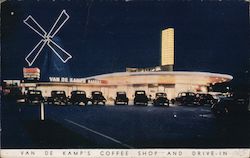 Van de Kamp's Drive-In and Coffee Shop Los Angeles, CA Postcard Postcard Postcard