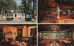 The Pfeifer House, Lake Tahoe - views of the building and restaurant Sunnyside-Tahoe City, CA Postcard Postcard Postcard