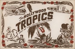 The Hollywood Tropics, Sunset and Vine Postcard